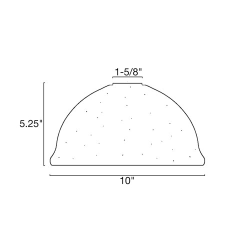 Kira Home 5.25'' H Glass Bowl Lamp Shade Wayfair Canada